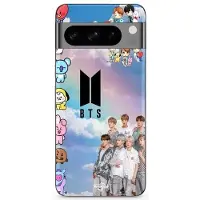 CAPACHEAP Fodral för Google Pixel 8 Pro Kpop BTS 2024 2025 svart