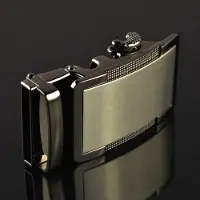 COGO Nya äkta herrbälteshuvud ,bältesspänne ,fritidsbälteshuvud Företagstillbehör Automatiskt spänne bredd 3 ,5 cm Ly187068 svart