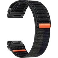 MY-CASE Sportarmband QuickFit 26mm 22mm Nylon för Garmin Fenix 8 E 7 7X 6 6X Pro Tactix 8/Epix Pro Gen 2 47mm 51mm/Enduro 3 2 Klockarmband QuickFit 22mm svart