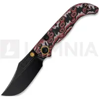 Vosteed Naga - Blackwash - Micarta fällkniv, Scarlet Void