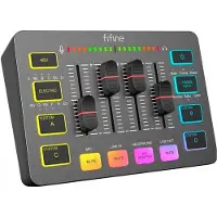 Fifine SC3 ljudmixer (svart)
