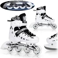 NILS Extreme NH10905 rullskridskor med utbytbar justerbar platta vit str. 39-42