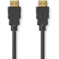 Nedis Ultra High Speed ??HDMI (tm) kabel | HDMI(tm) Kontakt | HDMI(tm) Kontakt | 8K@60Hz | 48 Gbps | 1.00 m | Rund | 6.0 mm | Svart | Label