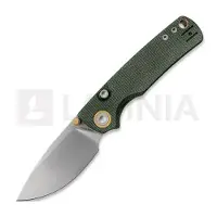 Vosteed Porcupine T - Stonewash - Micarta fällkniv, grön