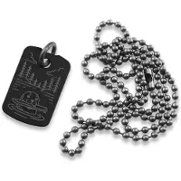 Audacious Concept Dog Tag Pendant - Titanium PVD - Norppa (Seal)
