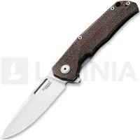 Lionsteel Q4ttro, Satin MagnaCut, Green Burlap Micarta, pocket knife, Michele Pensato design