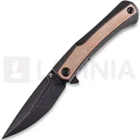 Kansept Knives Kratos Titanium Brown Micarta fällkniv