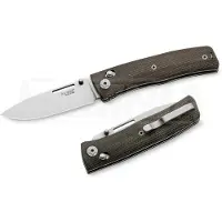 Lionsteel NiNi - Full Scale - Green Canvas Micarta fällkniv