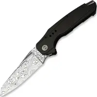Bestech Nyxie - Damasteel - Titanium, svart
