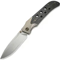 We Knife WE-Guthrie, Champagne Ti/Twill CF, Satin