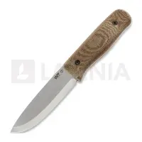 Work Tuff Gear Forester Gen 3 K329 kniv, scandi, two tone satin, canvas micarta, black kydex