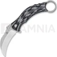 QSP Knife Eagle Karambit fällkniv, grå