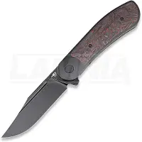 Bestech Vestige - Blackwash - Red Marble CF fällkniv