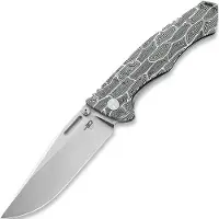 Bestech Keen II - Stonewash + Satin - G10, vit, svart
