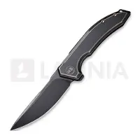 We Knife Quixotic fällkniv, bronze/black
