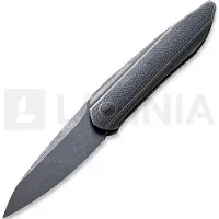 We Knife Black Void Opus fällkniv, black ti with black G10 inlay