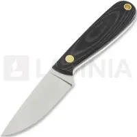 Brisa Necker 70 Full Flat Kydex halskniv, svart