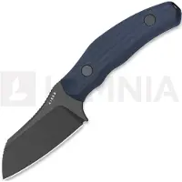 Kizer Cutlery Bulldog Fix 1116A1 Graywashed 14C28N, Dark Blue G10, fixed knife, O.SHO design