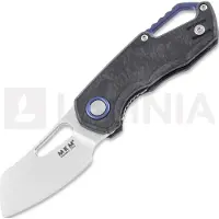 MKM Knives Isonzo M390 Cleaver fällkniv, marble carbon fiber