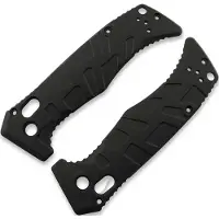 Lex Custom International Benchmade Mini Adamas - Turtle Armor Black handle scales