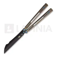 EOS Gremlin balisong kniv, Bronze/Blue