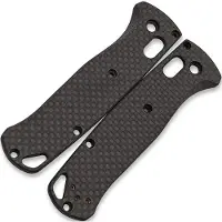 Flytanium Bugout handle scales, carbon fiber
