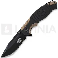 Smith & Wesson M&P Linerlock fällkniv, black/brown