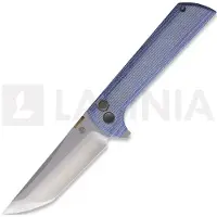 North Mountain Blade Chop 2 Button Lock Micarta Blu