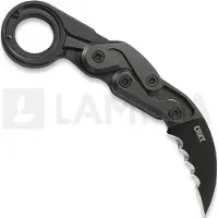 CRKT Provoke Aluminum Black Veff Serrations 4040V