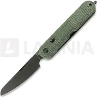 Rapax Mimi - Blackwash - Micarta fällkniv, grön