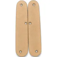 Flytanium Brass Scales for Victorinox Cadet Swiss Army Knife - Contoured