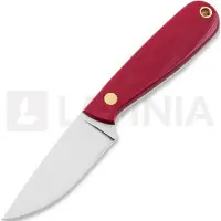 Brisa Necker 70 halskniv, Flat, red micarta, kydex