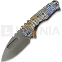 Medford Genesis T S45VN Acid Distressed DP fällkniv, OS Blue "Mosaic"