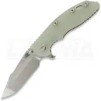 Hinderer XM-18 3.5 Skinny Harpoon Spanto fällkniv, Magnacut, Stonewash, translucent green