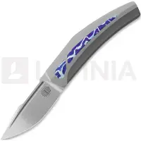 Reate Small Krypton fällkniv, Bead Blast Ti/Timascus