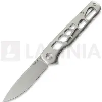 Tactile Knife Rockwall Flipper V2 Skeletonized - Stonewash - Titanium fällkniv