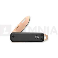 The James Brand The Elko - Black / Rose Gold / Aluminum / Straight fällkniv