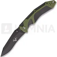 V Nives Fractal Linerlock A/O fällkniv, grön