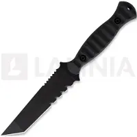 Toor Overlord kniv, Shadow Black G-10, Black Gun-Kote