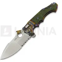 Andre de Villiers Alpha Mini Wave Tab Acid Rain & Black Carbon Fibre fällkniv