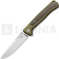 Lionsteel Skinny Aluminum S/W fällkniv, Green