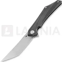 Bestech Kamoza - Stonewash - Titanium fällkniv, grå