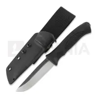 Rokka Korpisoturi kniv, black, kydex sheath