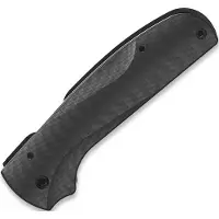 Flytanium Carbon Fiber Lotus Scales for Spyderco Shaman - Basket Weave handle scales