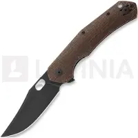 GiantMouse ACE Jutland Burlap Canvas Micarta PVD Vanadis 4E, pocket knife