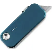 The James Brand The Palmer - Emerald / Black / Aluminum / Straight fällkniv