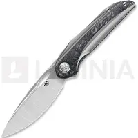 Bestech Senu - Satin + Stonewash - Titanium w/Marble CF fällkniv