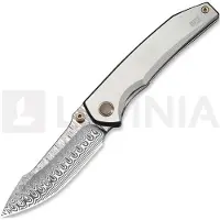 We Knife Ryson Damasteel fällkniv, Gray Titanium