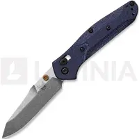 Benchmade Mini Osborne 945-04 Stonewashed M390, Blue Denim Micarta, pocket knife, Warren Osborne design