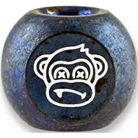 Audacious Concept Wise Monkeys Bead - Titanium - Thunder Sky